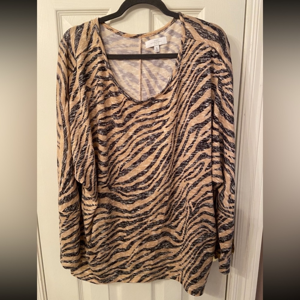 Zebra Print Women's Top